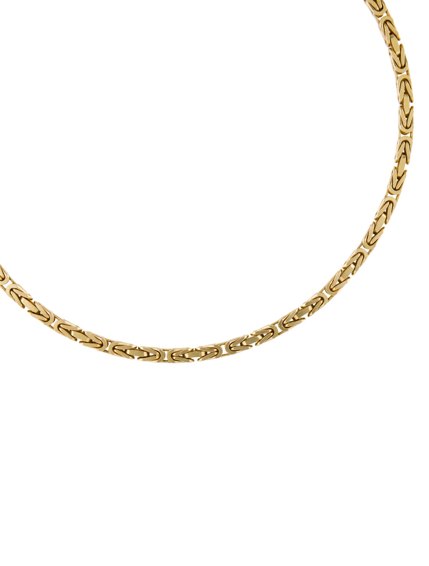 Necklace 14K Byzantine Chain Necklace