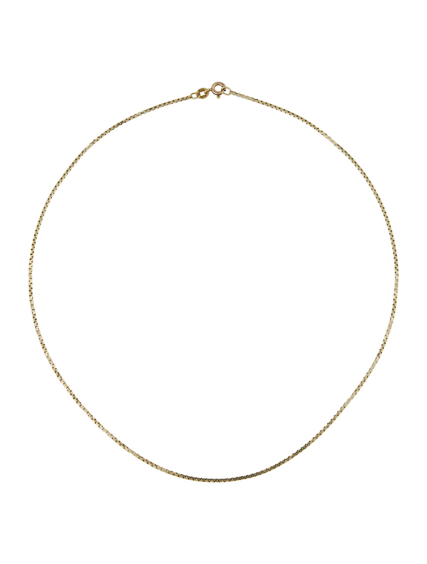 Necklace 14K Box Chain Link `