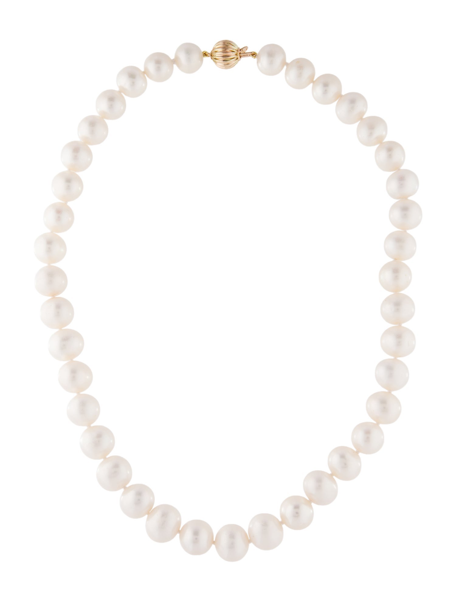 Necklace 14K Pearl Bead Strand Necklace