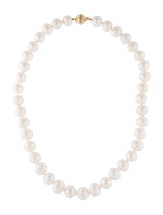 Necklace 14K Pearl Bead Strand Necklace