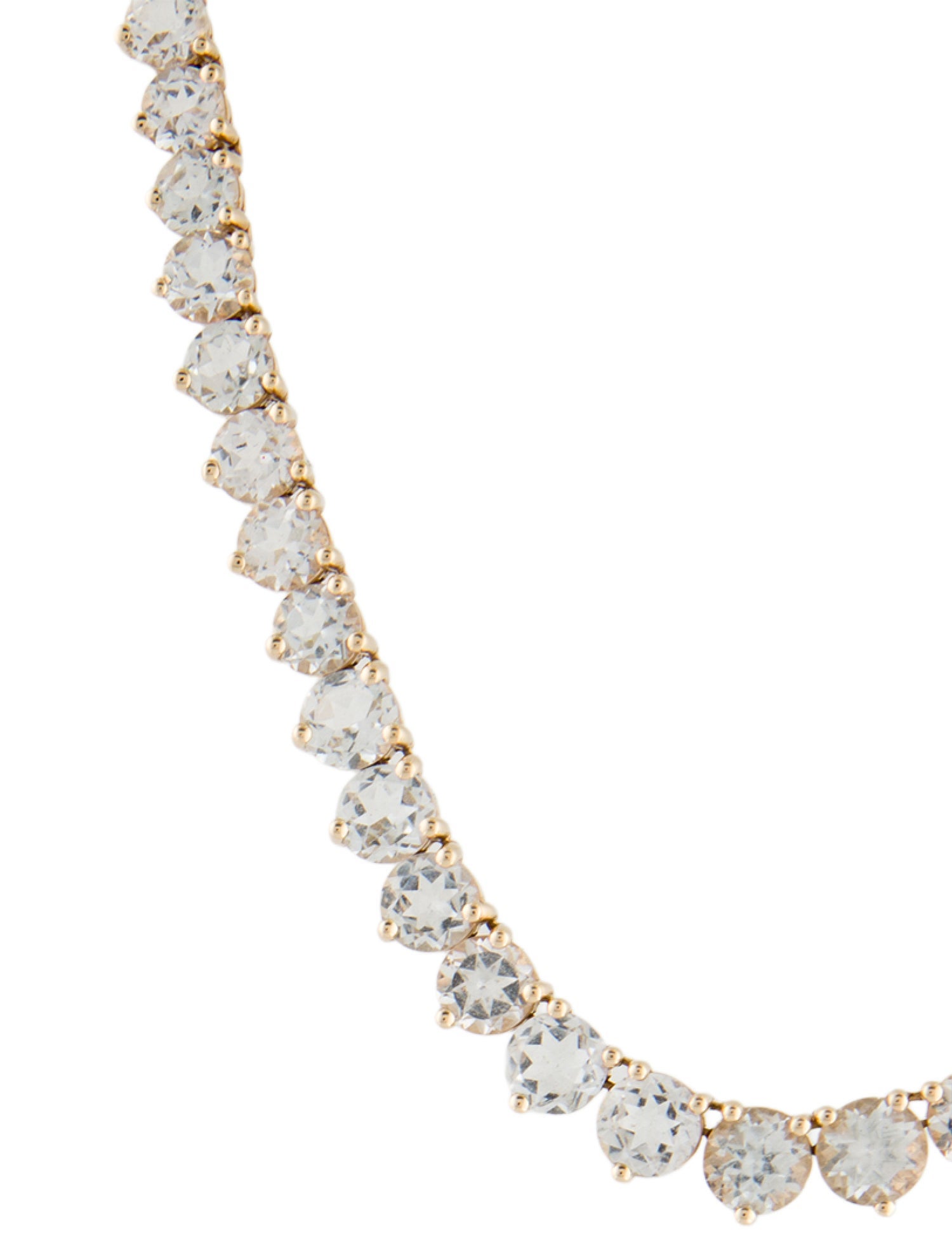 Necklace 14K 44.23ctw Topaz Collar Necklace