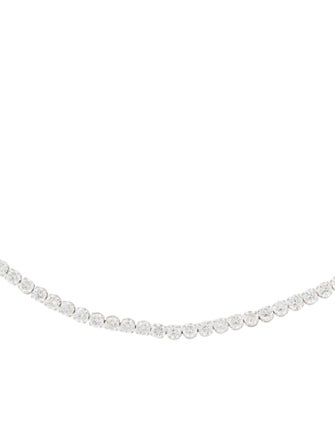 Necklace 14K 15.00ctw Lab-Grown Diamond Tennis Necklace