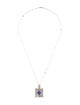 Necklace 14K 1.64ct Tanzanite & Diamond Pendant Necklace