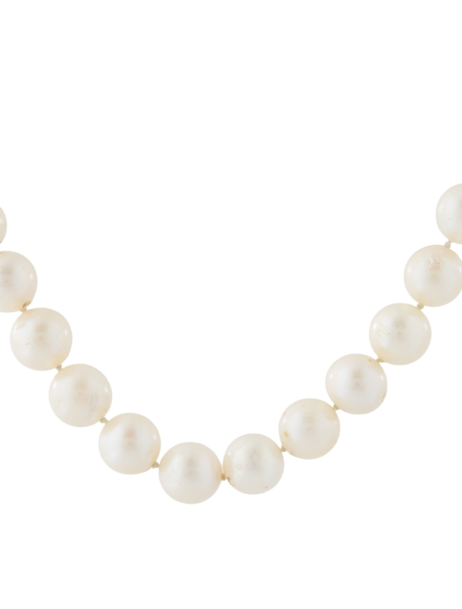 Necklace 10K Pearl Bead Strand Necklace