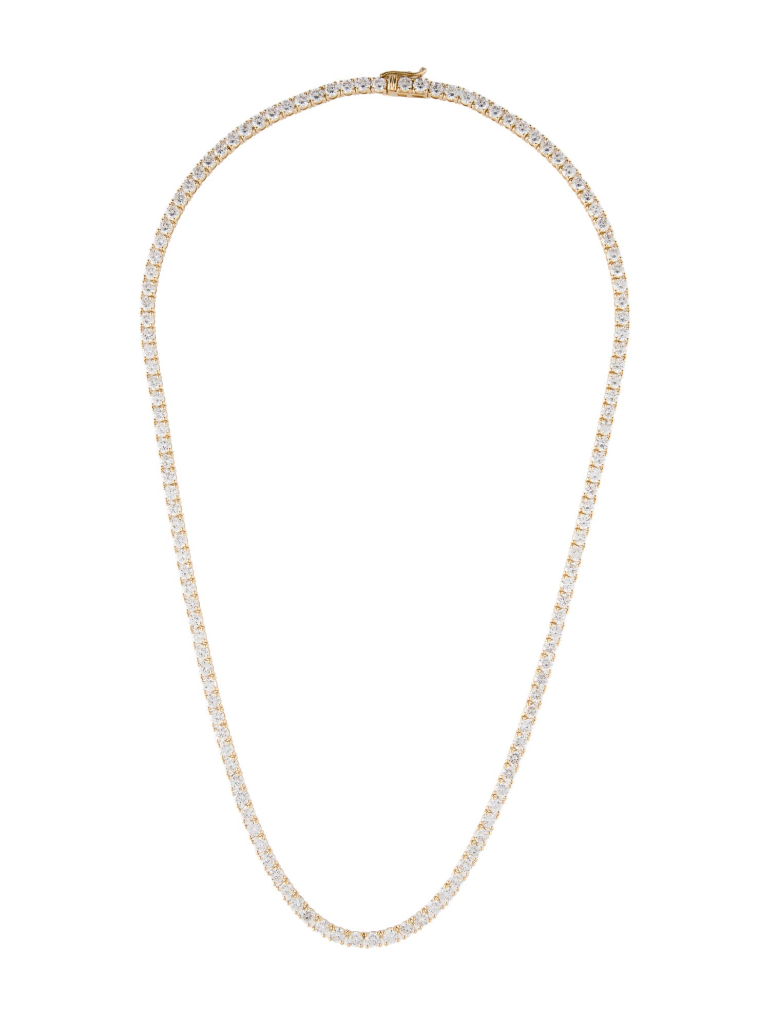 Necklace 14K 17.05ctw Lab-Grown Diamond Tennis Necklace