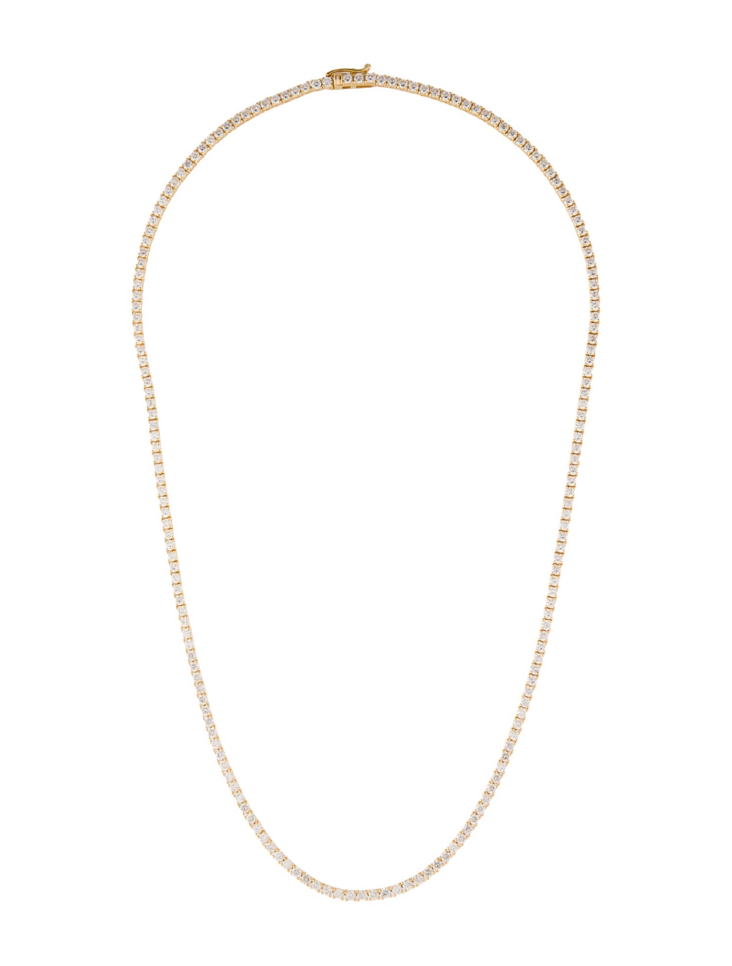 Necklace 14K 8.23ctw Lab-Grown Diamond Tennis Necklace