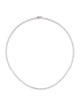 Necklace 14K 12.77ctw Lab-Grown Diamond Tennis Necklace
