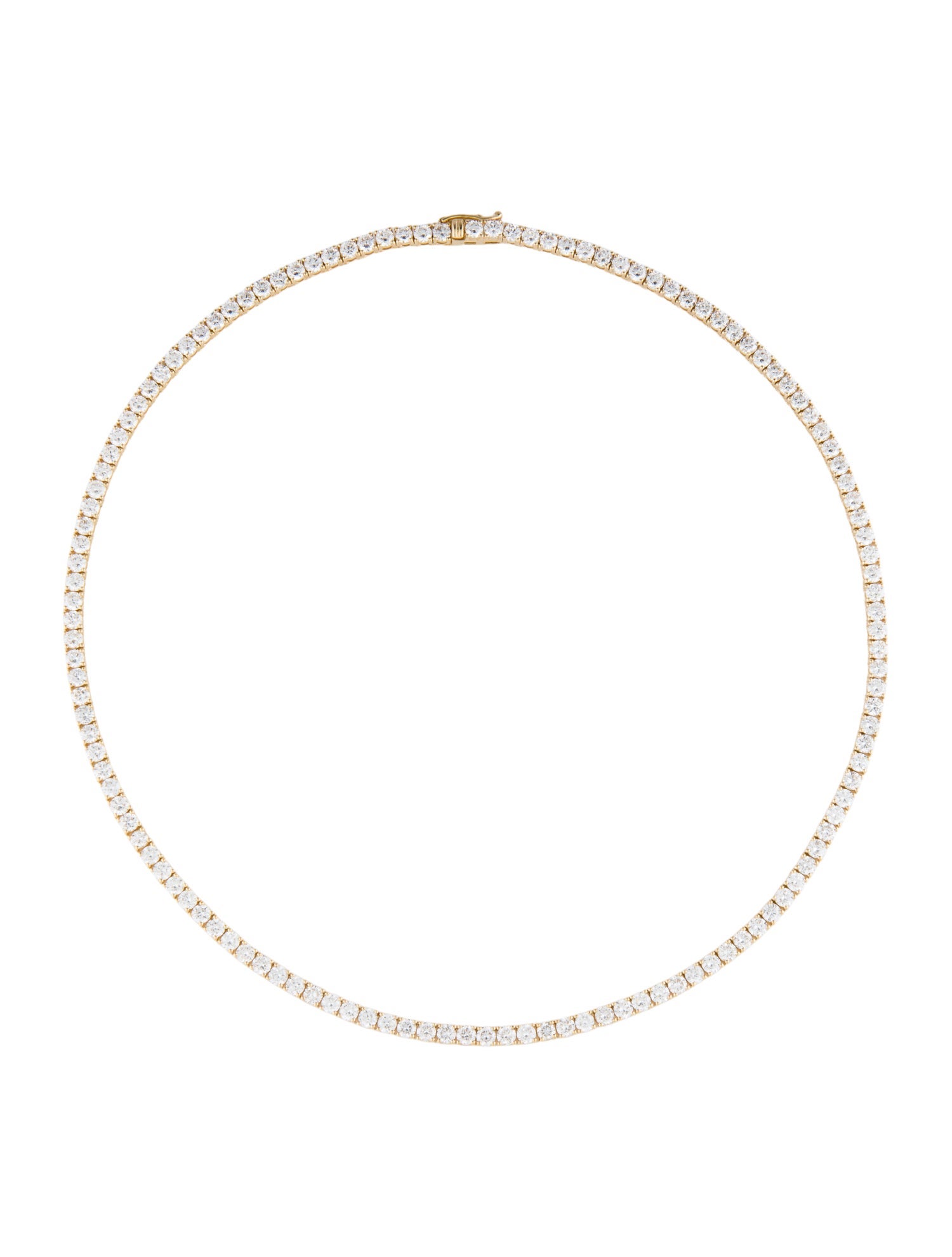 Necklace 14K 14.28ctw Lab-Grown Diamond Tennis
