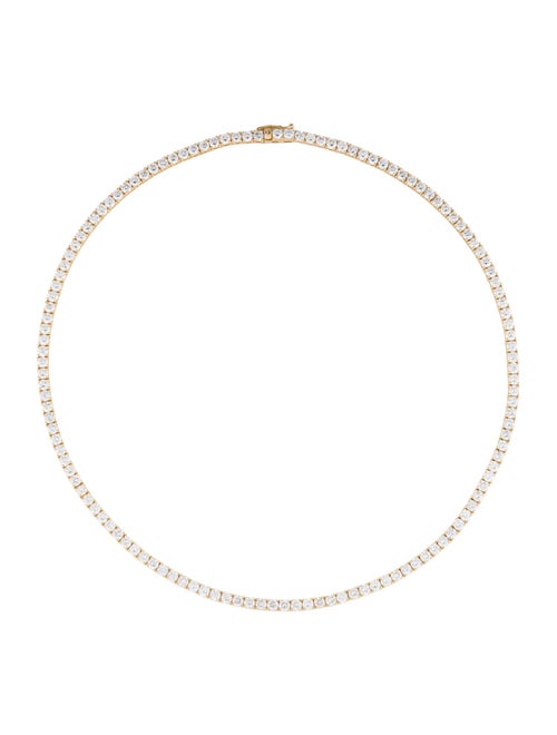 Necklace 14K 14.28ctw Lab-Grown Diamond Tennis Necklace