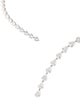 Necklace 14K 30.50ctw Lab-Grown Pear Diamond Open Collar Necklace