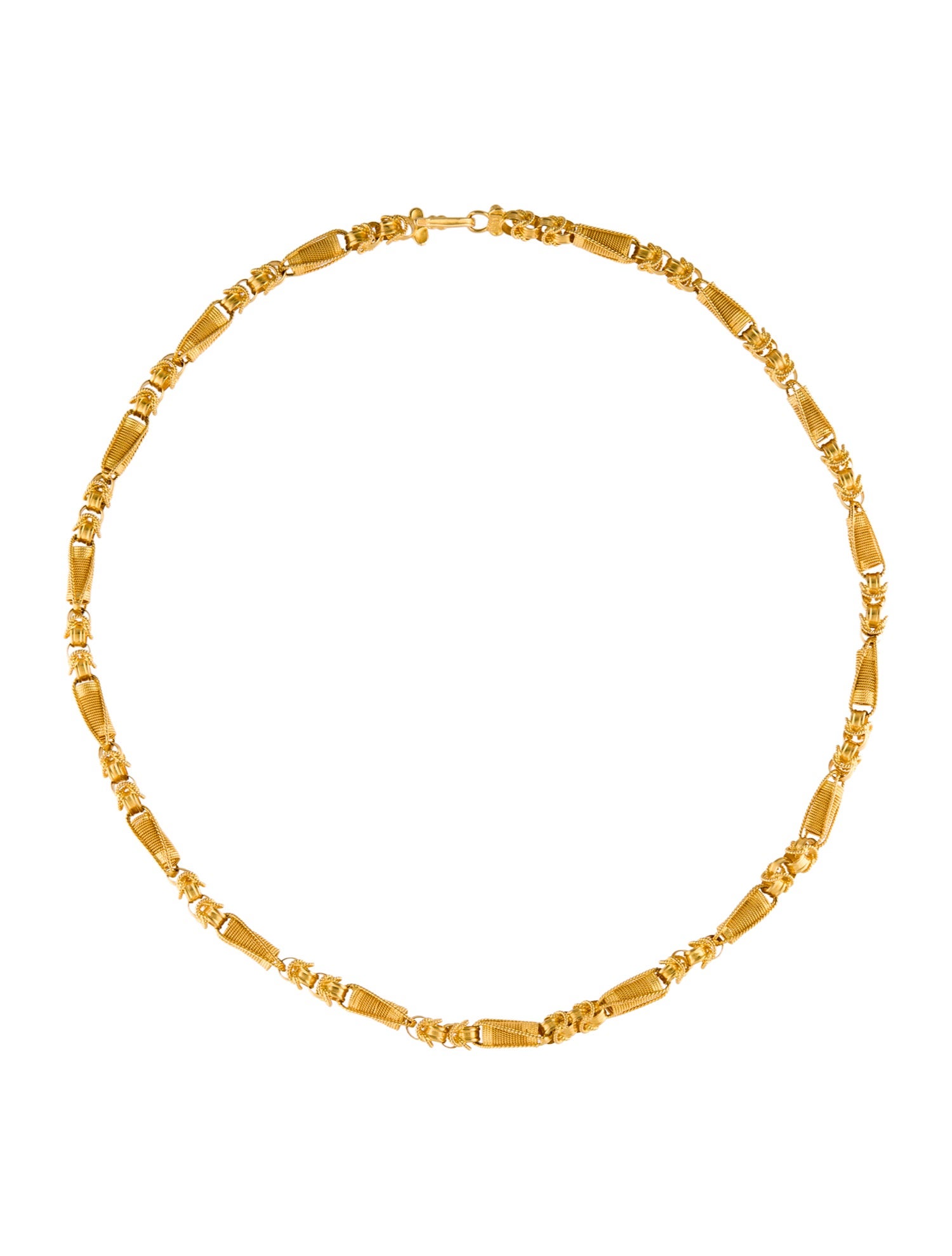 Necklace 20K Coiled Chain