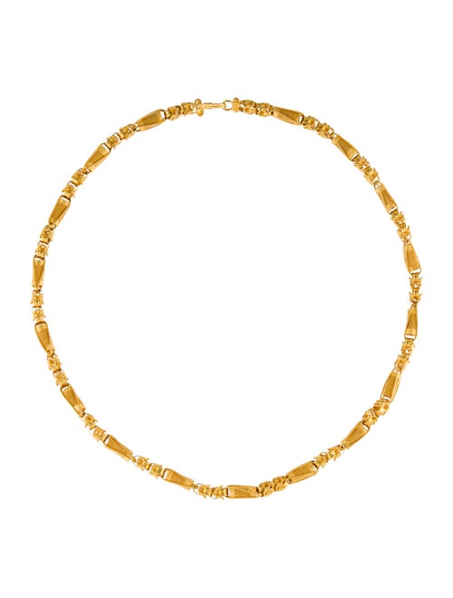 Necklace 20K Coiled Chain Necklace