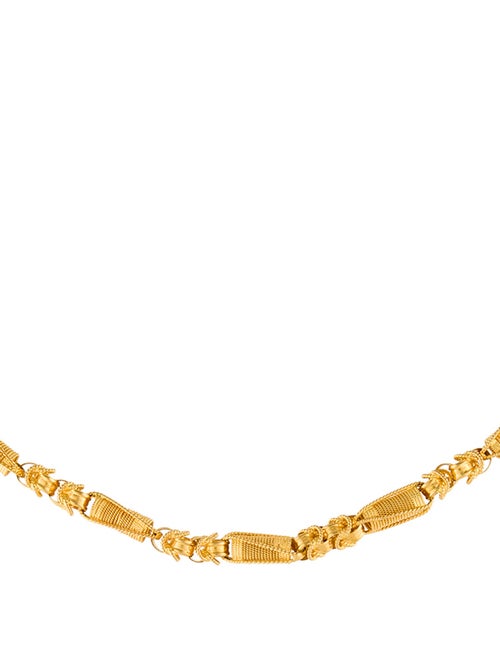 Necklace 20K Coiled Chain Necklace