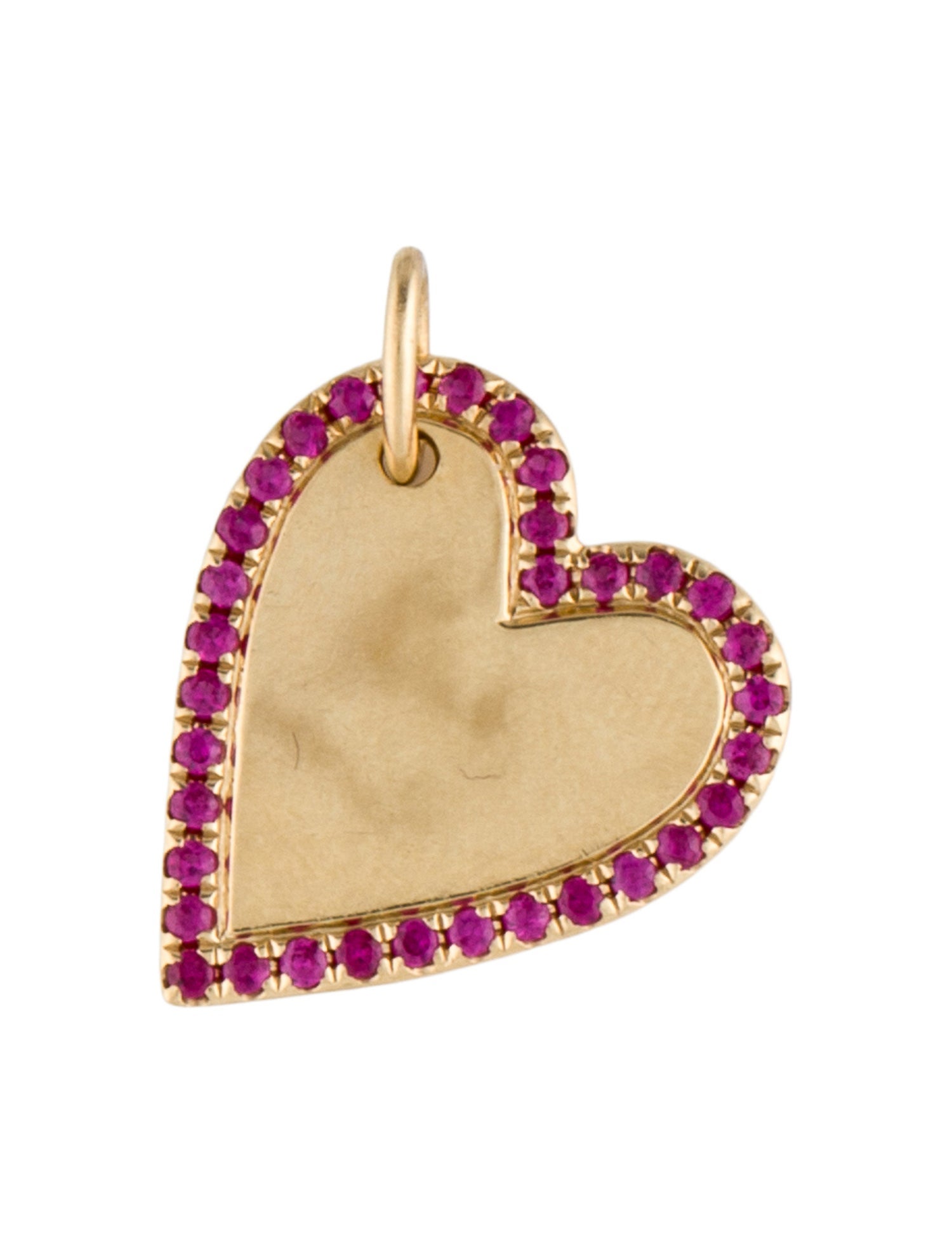 Necklace 14K Ruby Heart Pendant