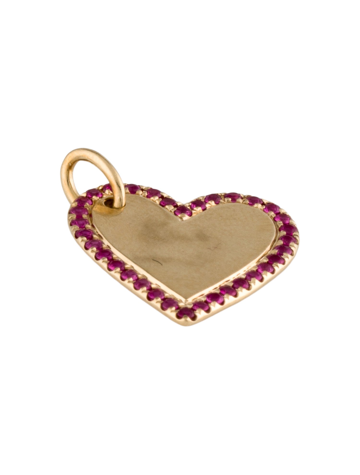Necklace 14K Ruby Heart Pendant