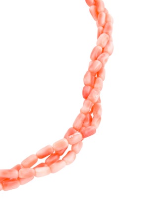 Necklace Coral Multi-Strand Necklace