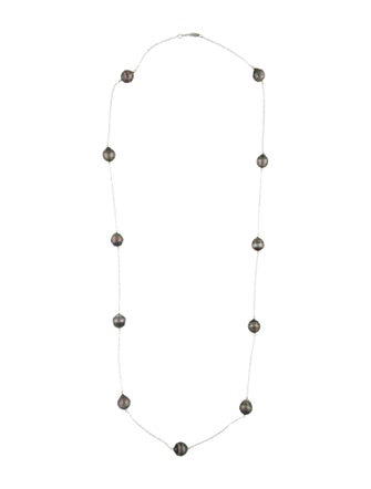 Necklace 14K Pearl Station Necklace