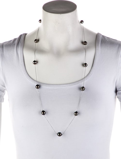 Necklace 14K Pearl Station Necklace