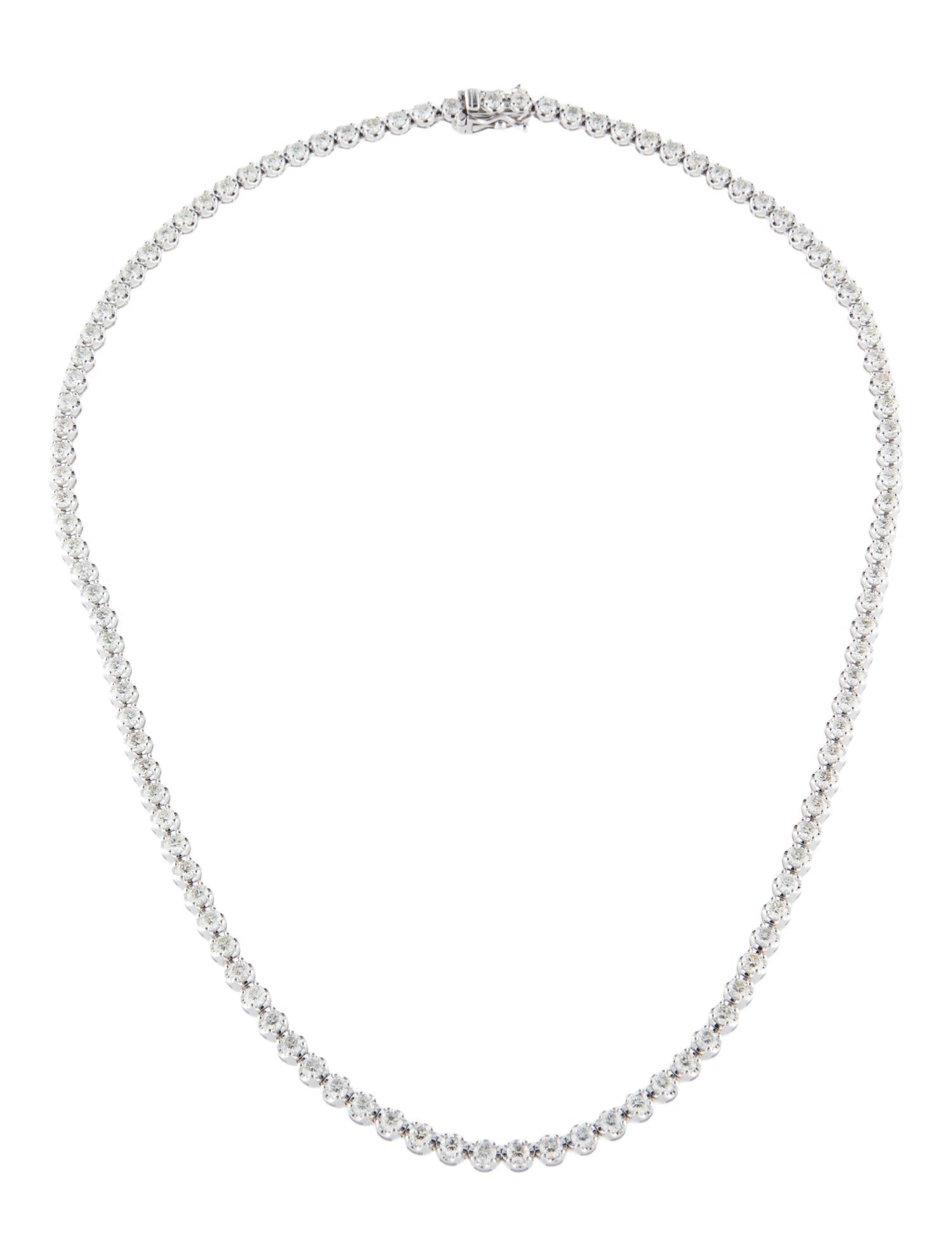Necklace 14K 7.09ctw Diamond Tennis Necklace