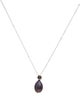 Necklace 14K Pearl & Diamond Pendant Necklace
