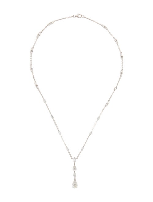Necklace 14K 5.10ctw Lab-Grown Diamond Lavalier Necklace