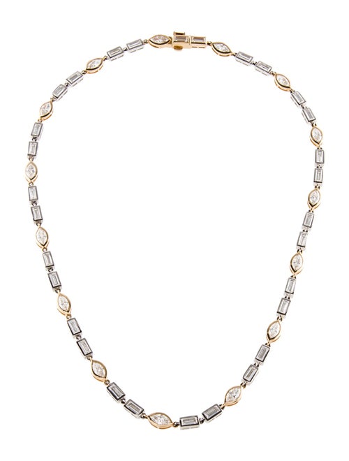 Necklace 14K 11.60ctw Lab-Grown Diamond Collar Necklace