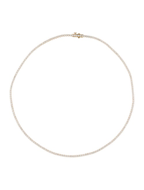 Necklace 14K 6.83ctw Lab-Grown Diamond Tennis Necklace