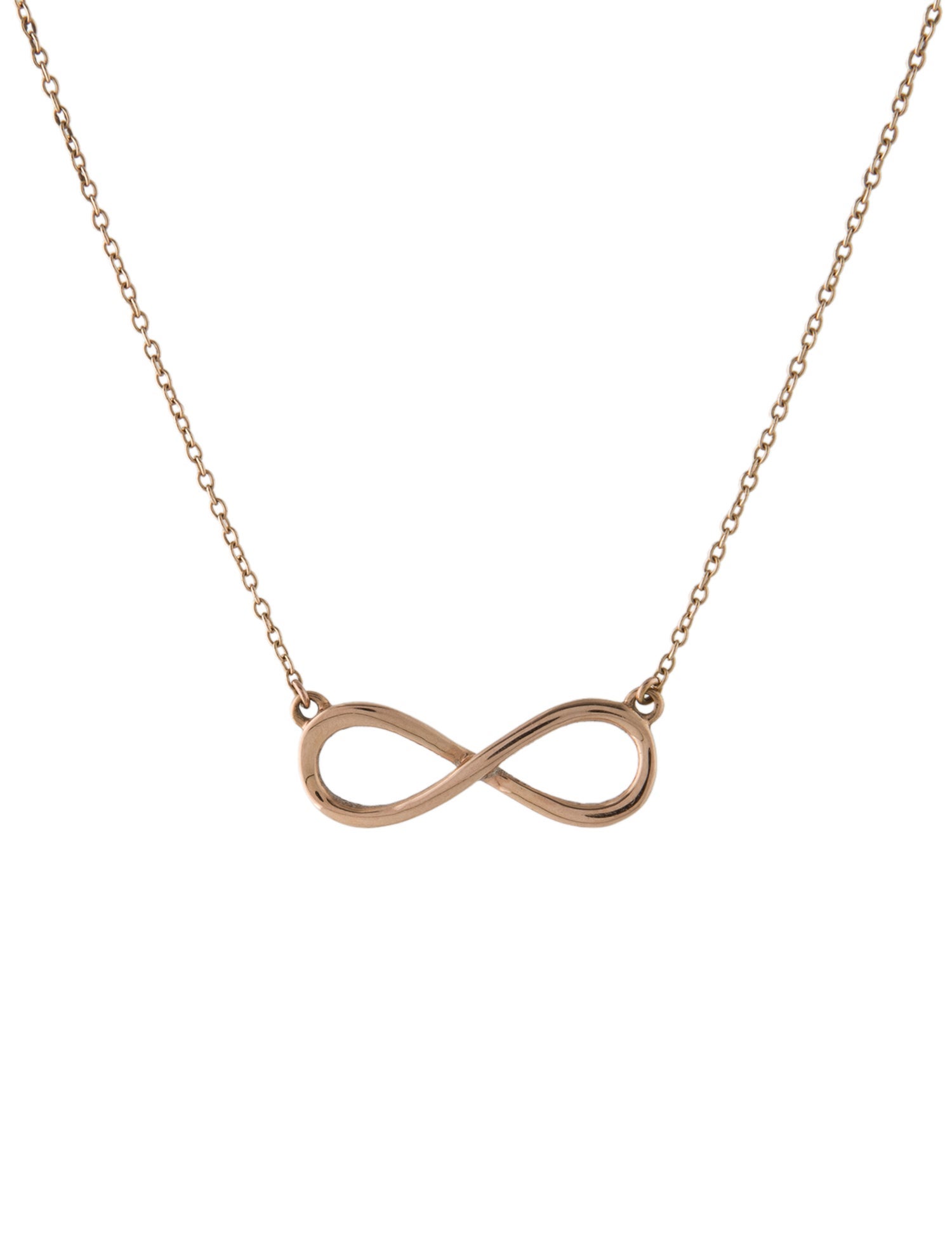 Necklace 14K Infinity Pendant Necklace