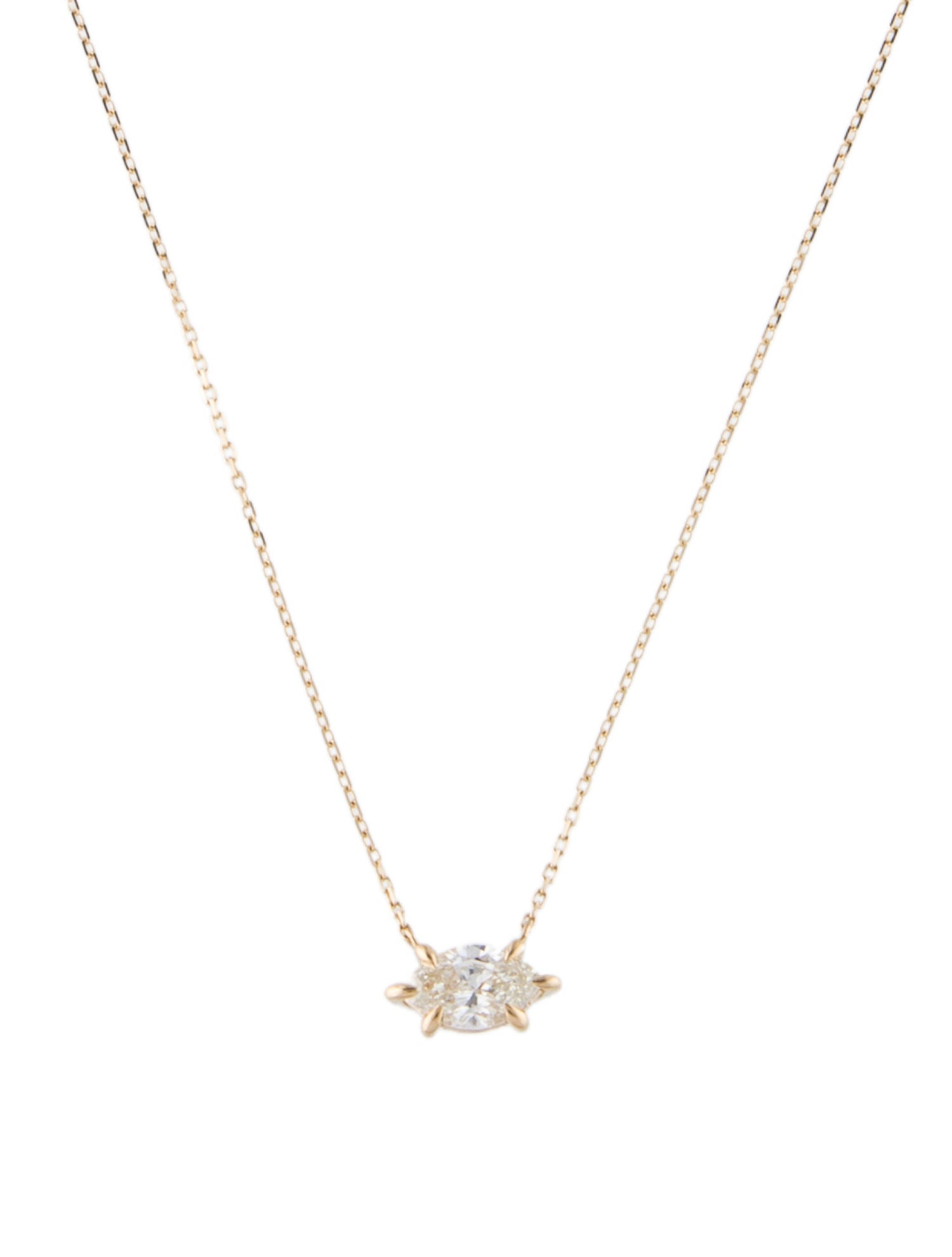 Necklace 14K Diamond Pendant Necklace