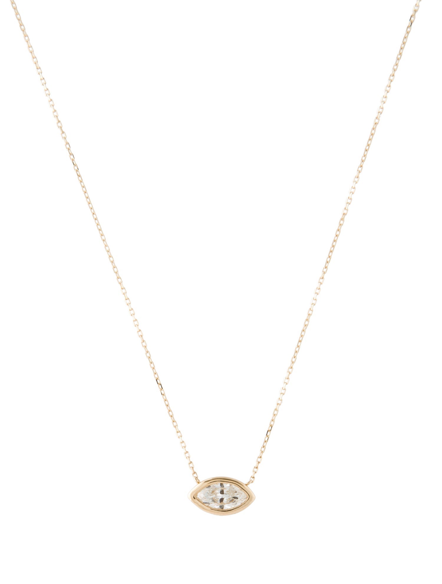 Necklace 14K Diamond Pendant Necklace