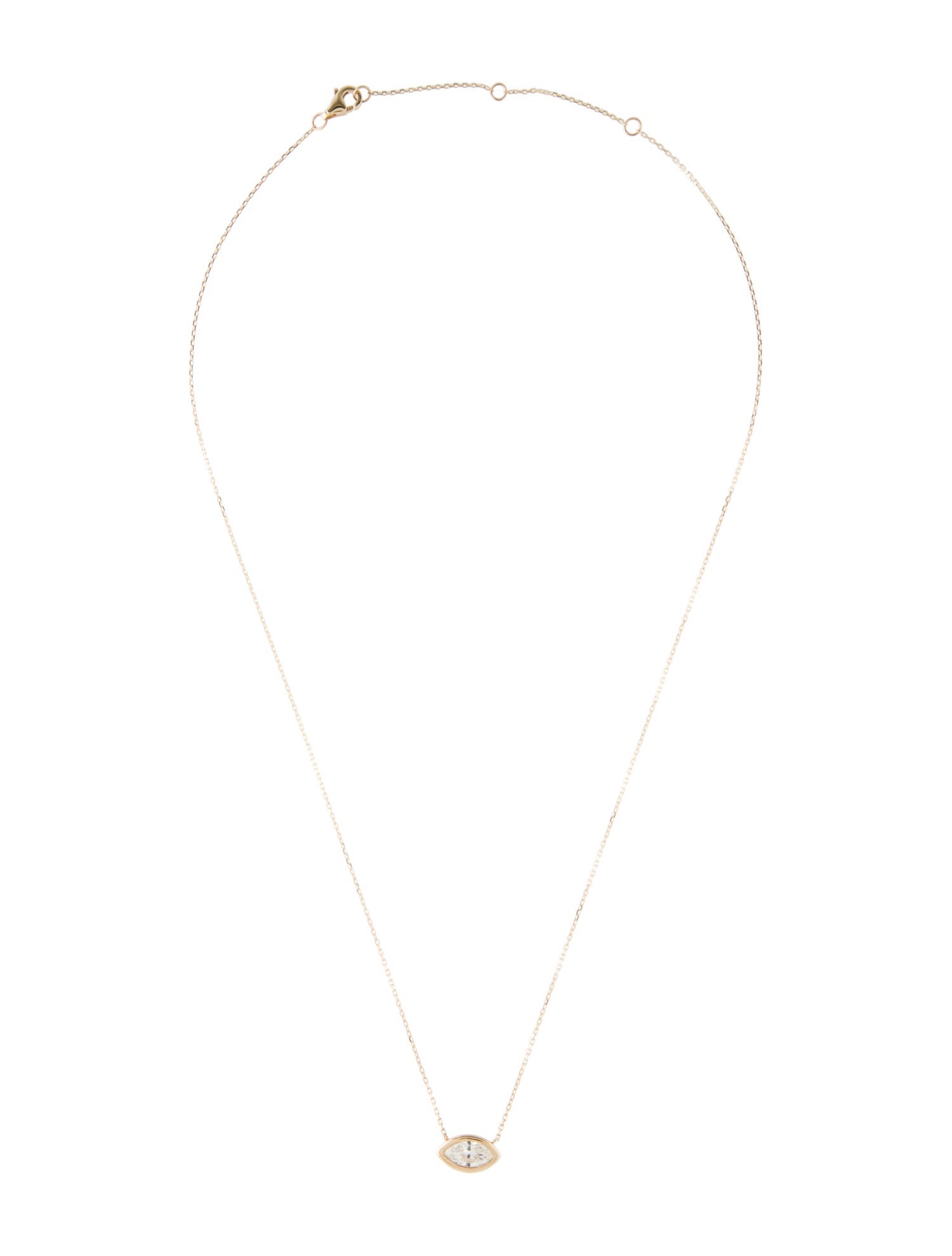 Necklace 14K Diamond Pendant Necklace