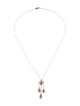 Necklace 14K 1.60ctw Amethyst Pendant Necklace