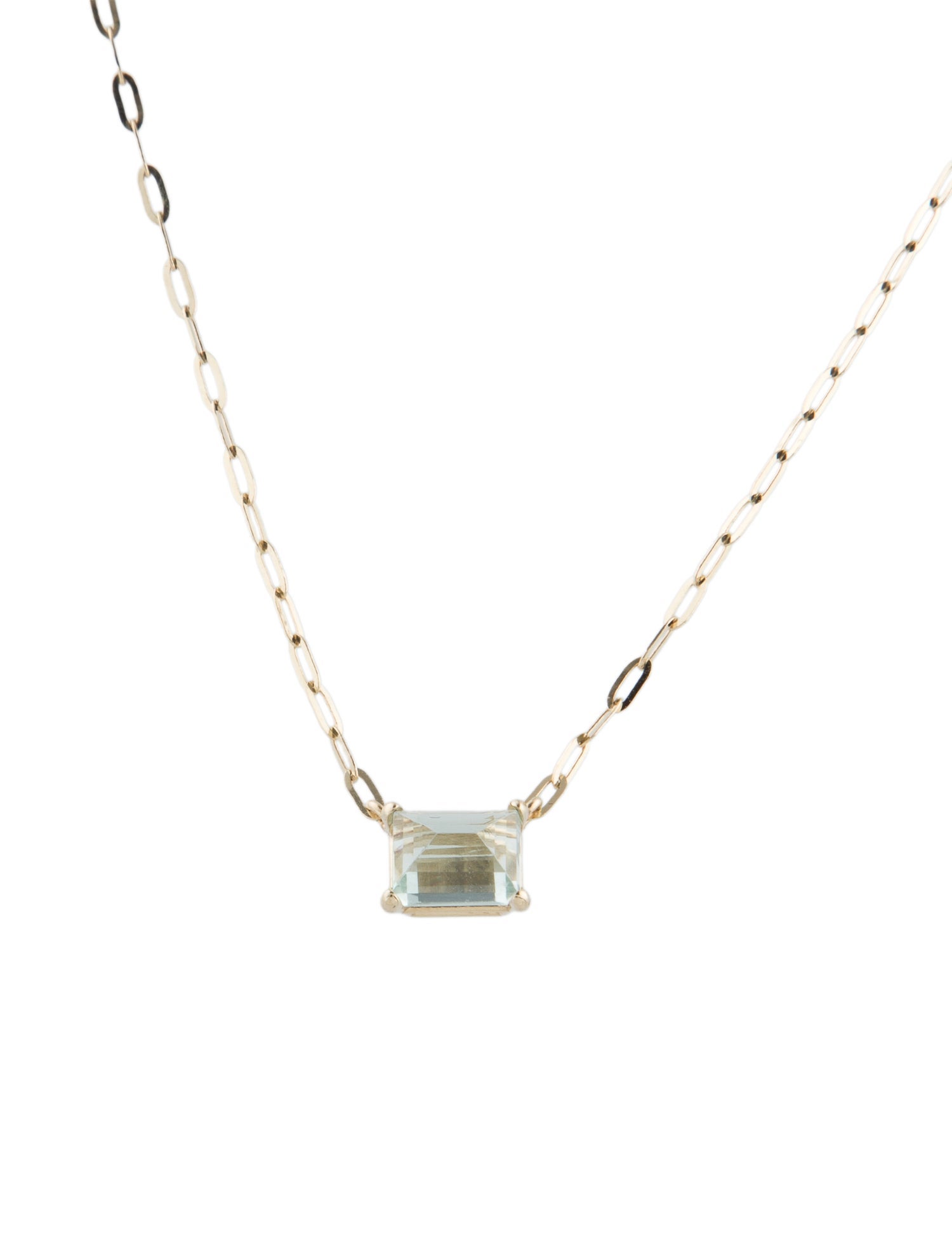 Necklace 14K Tourmaline Pendant Necklace