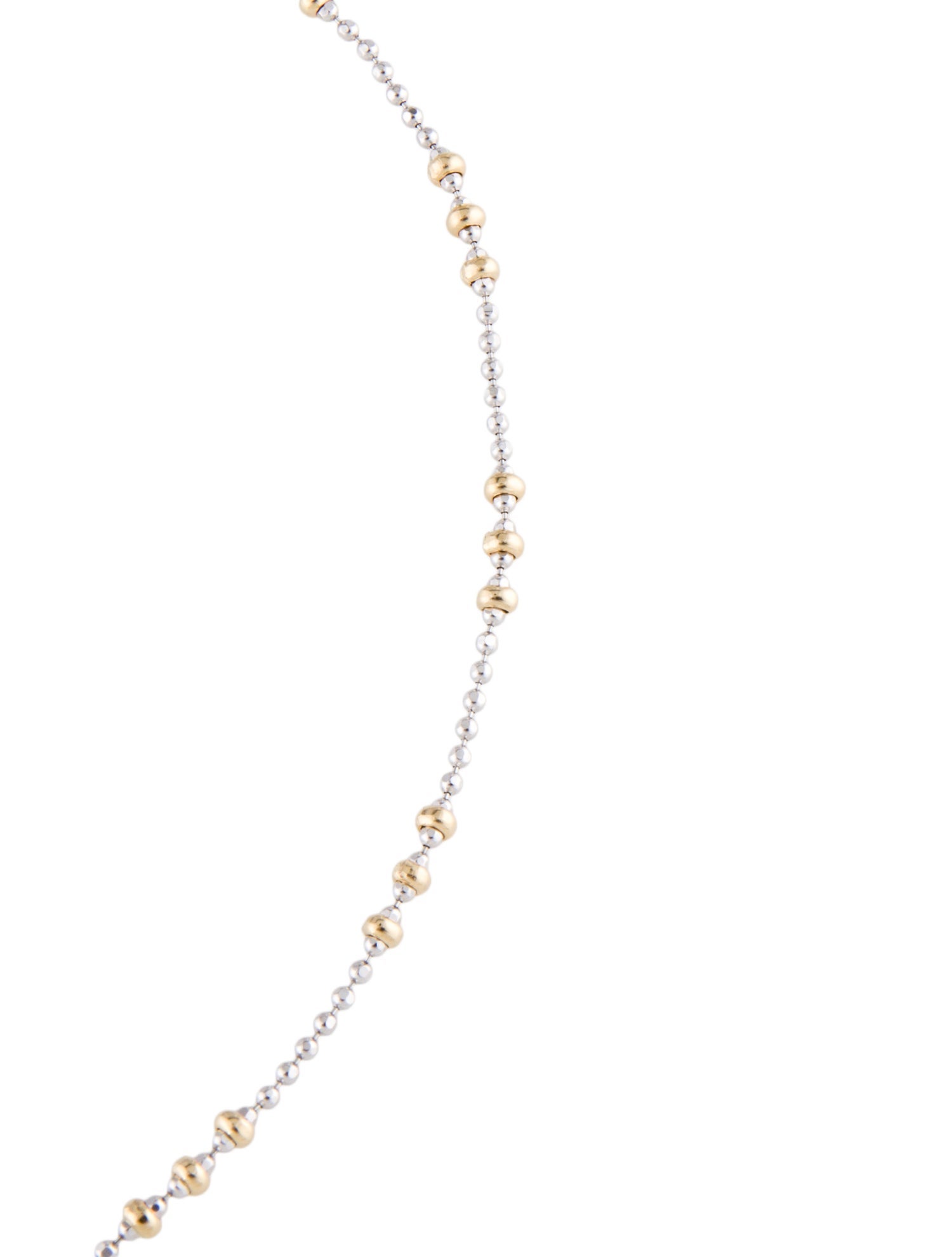 Necklace 14K Beaded Chain Necklace