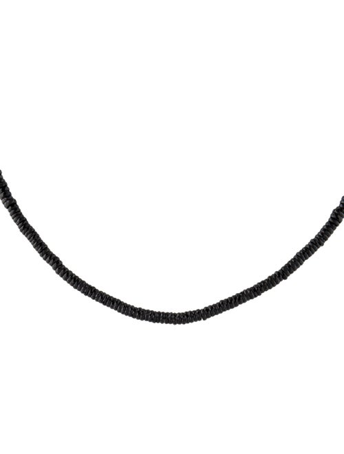 Necklace 14K Spinel & Diamond Bead Strand Necklace