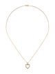 Necklace 14K Diamond Heart Pendant Necklace