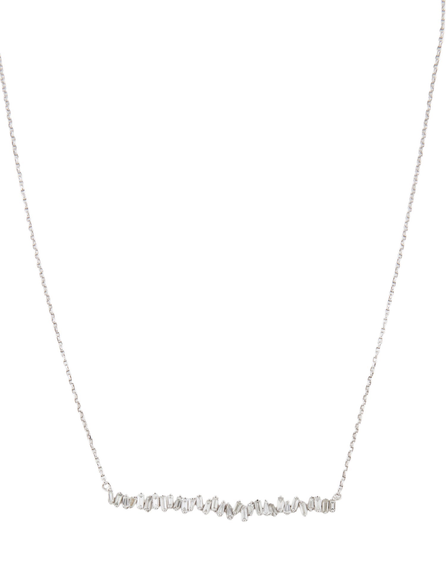 Necklace 14K Baguette Diamond