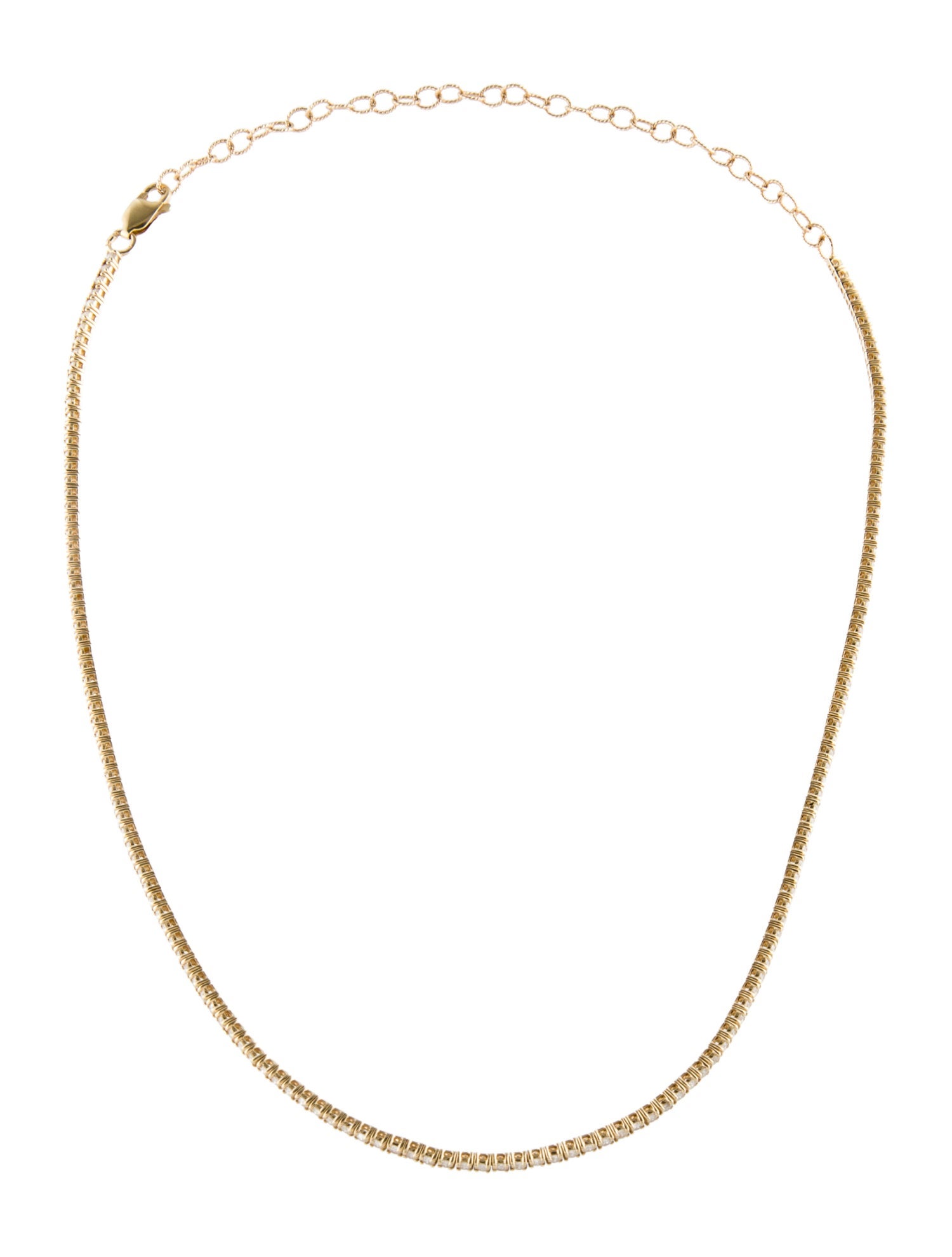Necklace 14K 1.52ctw Diamond Tennis Necklace