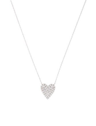 Necklace 14K Diamond Heart Pendant Necklace