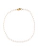 Necklace 18K Pearl Bead Strand Necklace