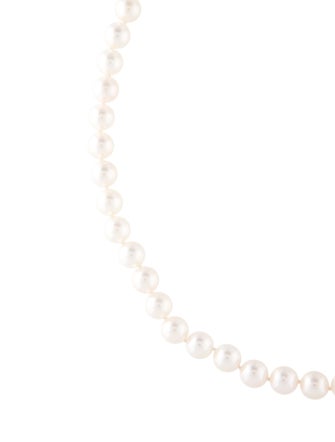 Necklace 18K Pearl Bead Strand Necklace