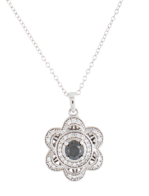 Necklace Stauer 10K Diamond Pendant Necklace