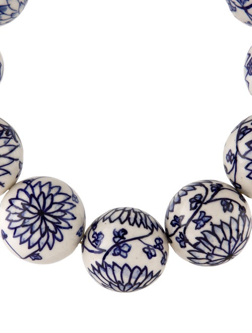 Necklace 10K Super Chunky Porcelain Bead Necklace