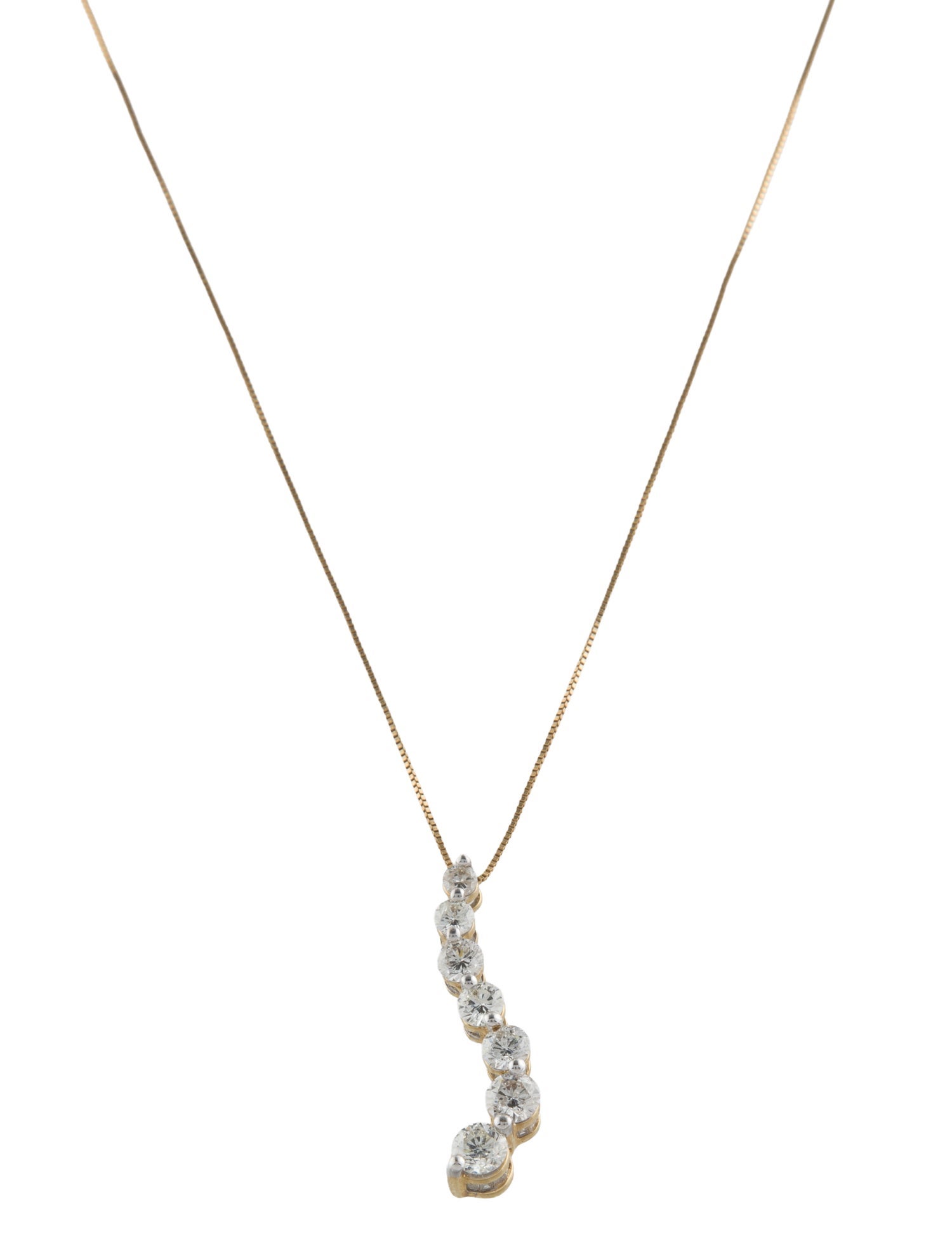 Necklace 14K 1.87ctw Diamond Pendant