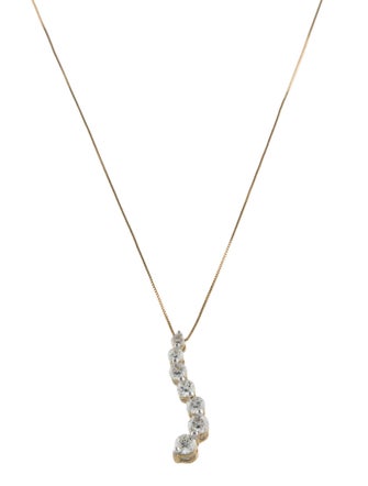 Necklace 14K 1.87ctw Diamond Pendant Necklace