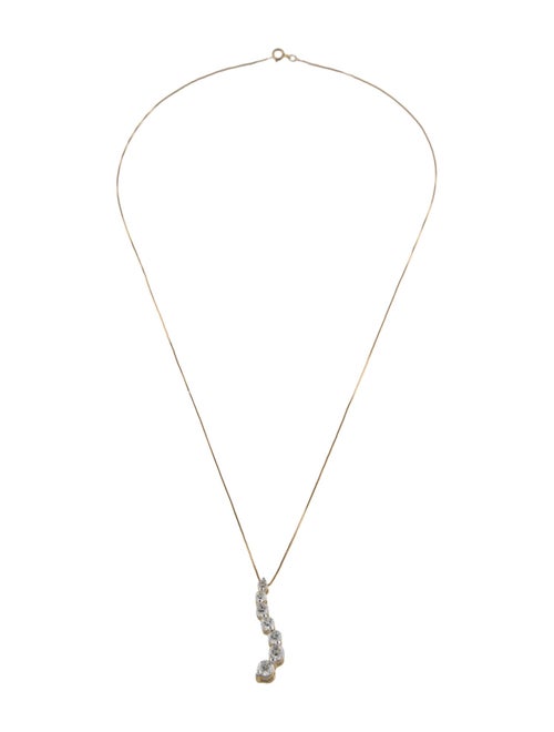 Necklace 14K 1.87ctw Diamond Pendant Necklace