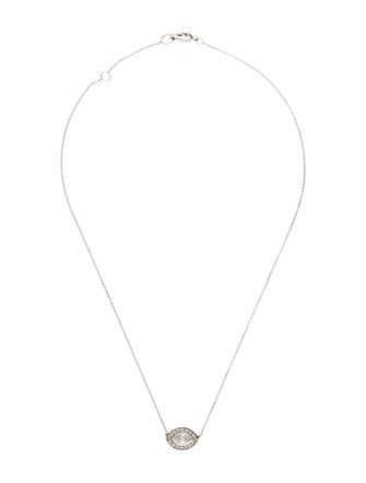 Necklace 14K Diamond Eye Pendant Necklace