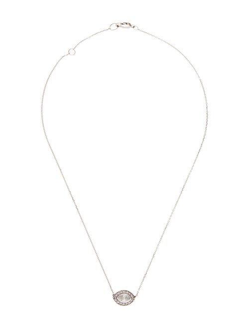 Necklace 14K Diamond Eye Pendant Necklace