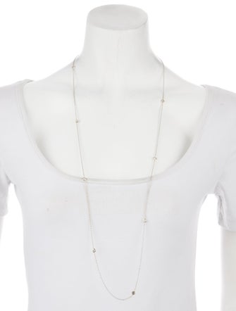 Necklace 14K 1.35ctw Diamond Station Necklace