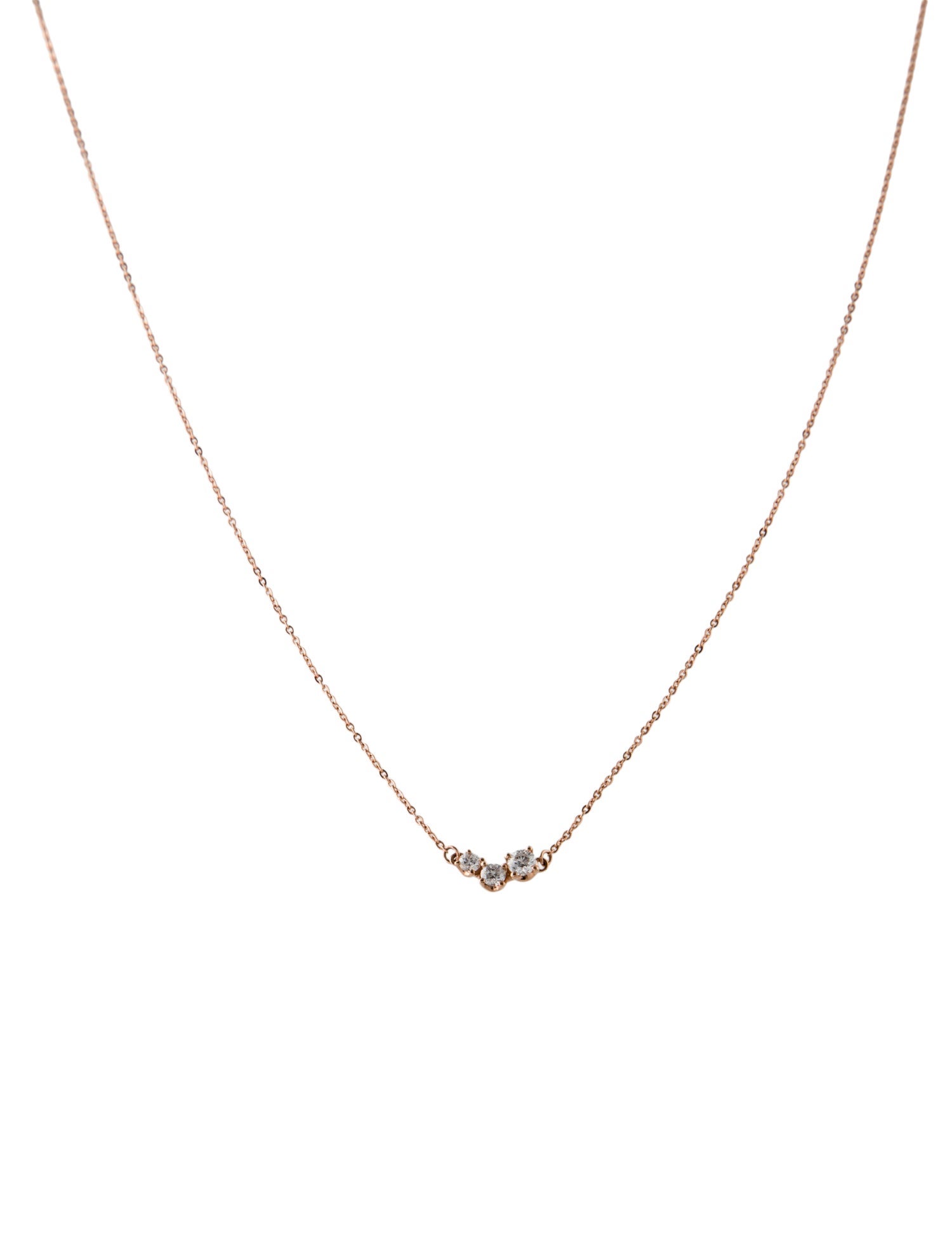 Necklace 14K Diamond Pendant Necklace